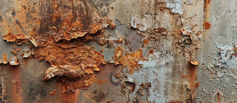 Aufkleber rust texture. with copy space image. Place for adding text or design