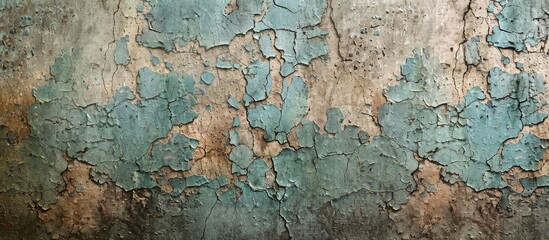 Fototapeta premium Stone grunge texture for background. A dirty not perfect old wall with cracks and peeling paint. with copy space image. Place for adding text or design