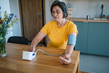 At-home blood pressure test