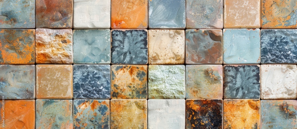 Poster ceramic wall tiles design with home decoration colored background used for ceramic bathroom tiles te