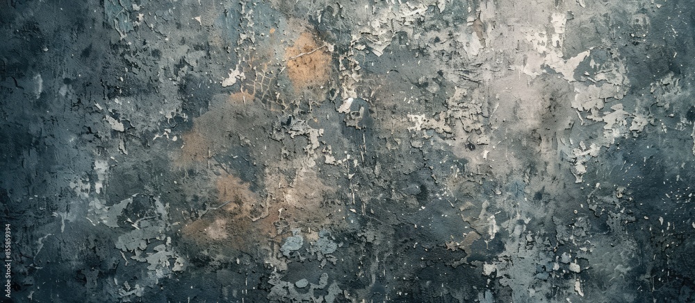 Poster cement wall background, not painted in vintage style for graphic design or retro wallpaper. with cop
