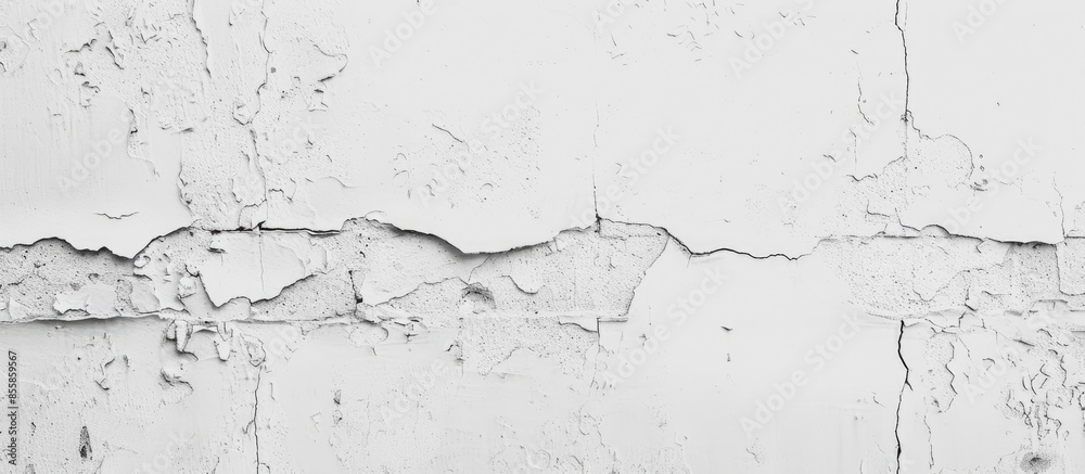 Poster White cement wall texture and seamless background. with copy space image. Place for adding text or design