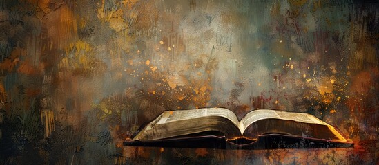 Bible lettering. Christian art. Jesus is my inspiration. Copy space image. Place for adding text or design