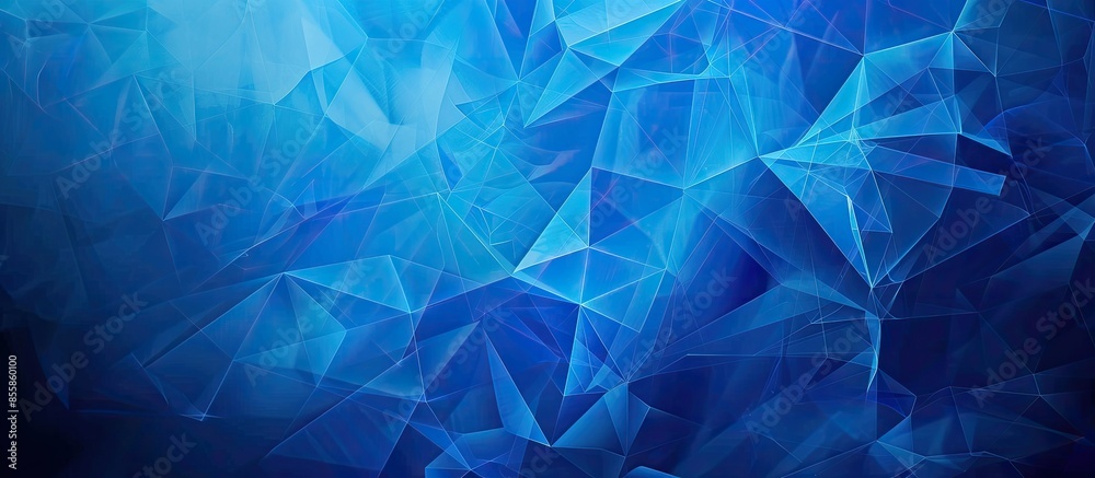 Poster blue abstract ,background polygon elegant background and banner business product present and game background. with copy space image. Place for adding text or design