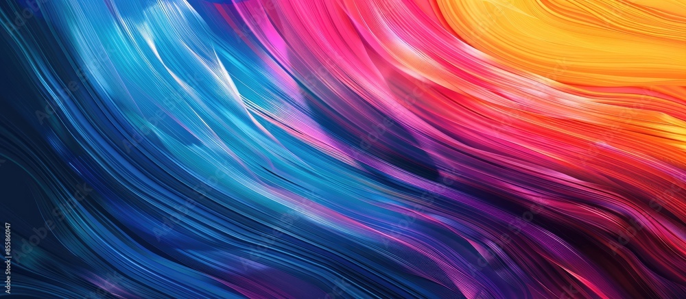 Aufkleber Abstract colour background with lines . Mixed media. Copy space image. Place for adding text or design