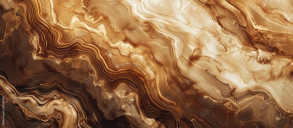 Aufkleber Flavored Coffee color. Desert. Modern and contemporary wallpaper for interior design. Background and Texture. with copy space image. Place for adding text or design
