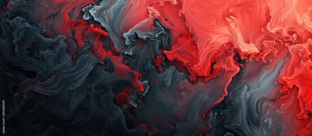 Aufkleber Abstract red and black art background pastel background. with copy space image. Place for adding text or design