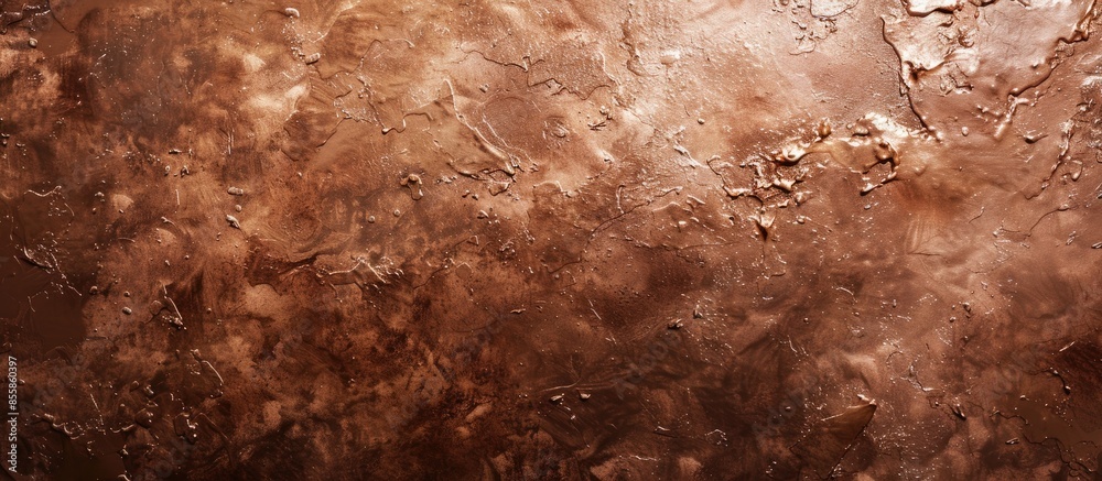 Aufkleber Flavored Coffee color. Desert. Modern and contemporary wallpaper for interior design. Background and Texture. with copy space image. Place for adding text or design