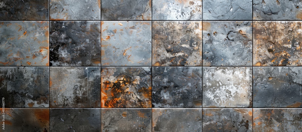 Poster ceramic tile texture. with copy space image. Place for adding text or design