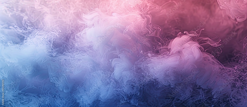 Aufkleber Beautiful color/white smoke on pastel background. Movement of abstract smoke on dark background. with copy space image. Place for adding text or design