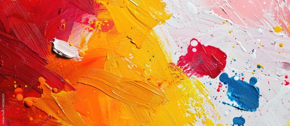 Poster abstract art wall advertising color interiors, backgrounds & textures. with copy space image. place 