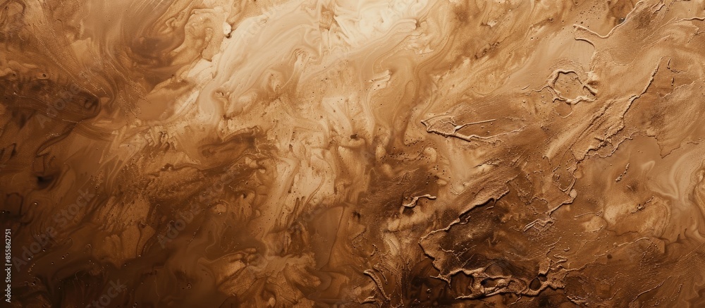 Aufkleber Flavored Coffee color. Desert. Modern and contemporary wallpaper for interior design. Background and Texture. with copy space image. Place for adding text or design
