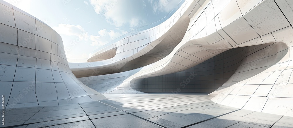 Aufkleber Abstract architecture. with copy space image. Place for adding text or design