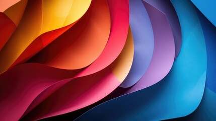 Colorful paper texture background with abstract lighting