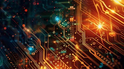 Fototapeta premium abstract technology background