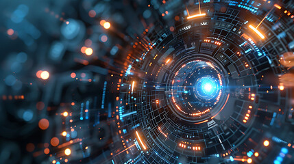 Obraz premium abstract technology background