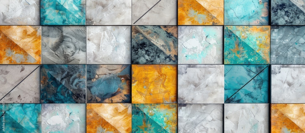Aufkleber multicolor digital wall tiles design for interior abstract home decor used ceramic wall tile backgro