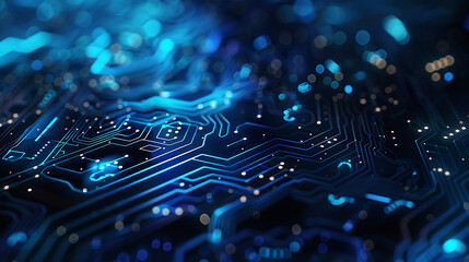 Fototapeta premium technology banner