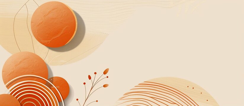 Orange Retro Warranty Certificate template. Customizable, Easy to edit and change colors. Easy to print. Superior design. pastel background. with copy space image. Place for adding text or design