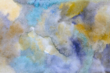 Purple -green watercolor background texture