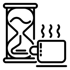 break icon, line icon style