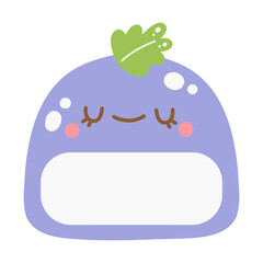blueberry name tag