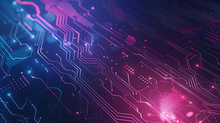 Obraz premium abstract technology banner