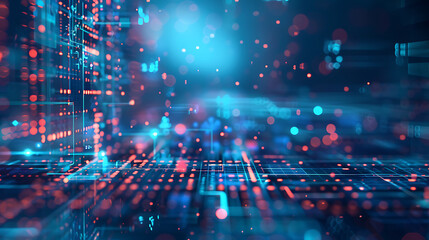 Fototapeta premium technology banner