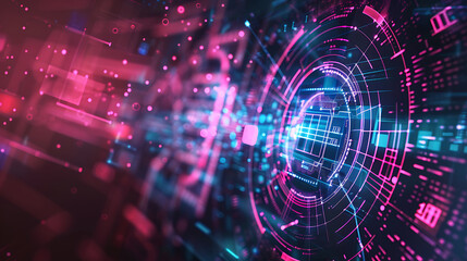 Fototapeta premium technology banner