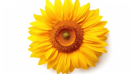 Fototapeta premium sunflower isolated on white