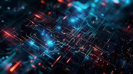 Fototapeta premium abstract techology background