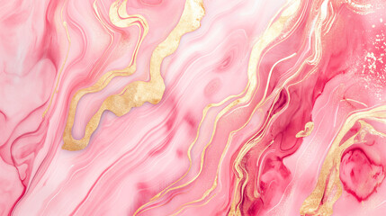 Pink background texture pattern marble gold watercolor abstract wallpaper light. Background stone...