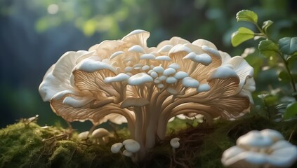 The Life of Mushrooms. Magic Mushrooms in the Forest. The Spiritual Fungi. Interesting Mushrooms in the Deep Forest. Biodiversity of Nature.