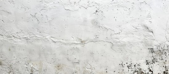 Obraz premium The painter was plastering the skim coat before painting the wall. Copy space image. Place for adding text and design