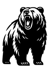 Bear SVG, Bear Head SVG, Forest SVG, Wooden SVG, Animal SVG, Honey SVG, Bear Portrait SVG, Bear Silhouette, Bear Vector, Clipart, Cut file for Cricut SVG, JPG, PNG