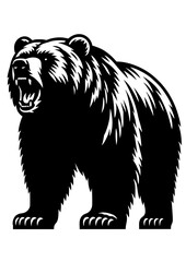 Bear SVG, Bear Head SVG, Forest SVG, Wooden SVG, Animal SVG, Honey SVG, Bear Portrait SVG, Bear Silhouette, Bear Vector, Clipart, Cut file for Cricut SVG, JPG, PNG