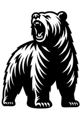 Bear SVG, Bear Head SVG, Forest SVG, Wooden SVG, Animal SVG, Honey SVG, Bear Portrait SVG, Bear Silhouette, Bear Vector, Clipart, Cut file for Cricut SVG, JPG, PNG