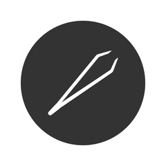 Tweezers icon. Elements of beauty saloon icon. Premium quality graphic design