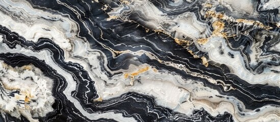 Black and white granite texture or abstract background. Copy space image. Place for adding text and design