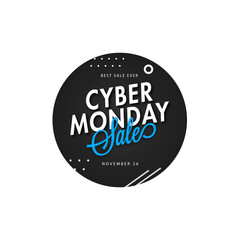 Cyber monday sale background.