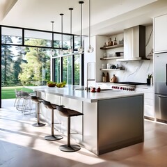 modern kitchen interior