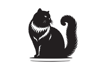 Cat silhouette Adobe Illustrator vector Artwork
