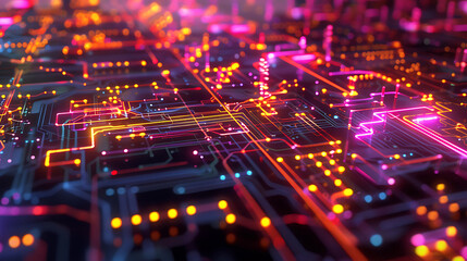 Fototapeta premium technology background