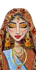 Indian girl makeup