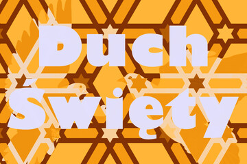 Duch Święty - napis religijny