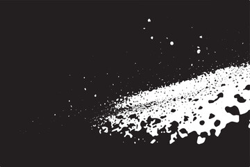 Abstract vector noise | Small particles of debris and dust | Distressed uneven background | Grunge texture overlay with rough and fine grains isolated on white background | Vector illustration