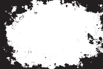 Obraz premium Abstract vector noise | Small particles of debris and dust | Distressed uneven background | Grunge texture overlay with rough and fine grains isolated on white background | Vector illustration
