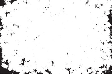 Abstract vector noise | Small particles of debris and dust | Distressed uneven background | Grunge texture overlay with rough and fine grains isolated on white background | Vector illustration