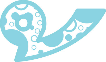 Bubble Thai font vector shape