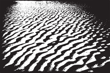 Abstract vector noise | Small particles of debris and dust | Distressed uneven background | Grunge texture overlay with rough and fine grains isolated on white background | Vector illustration